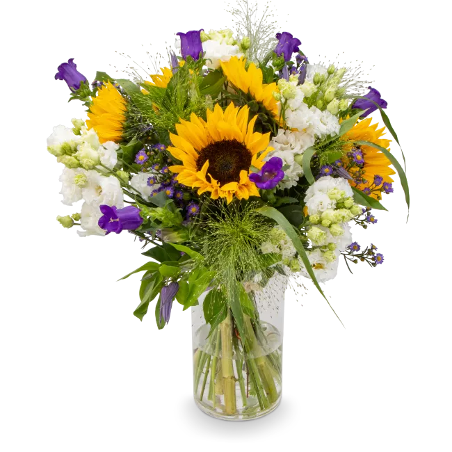 Bouquet with sunflower